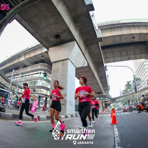 Race photo from SMARTFREN RUN 2026