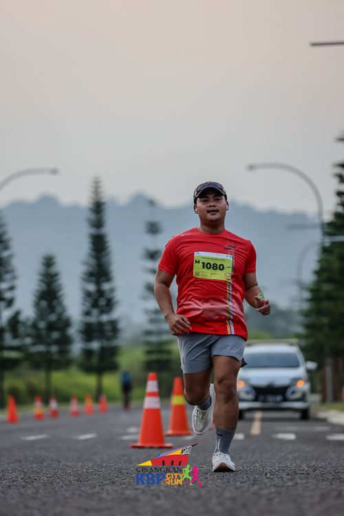 Race photo from CISANGKAN KBP CITY RUN 2025