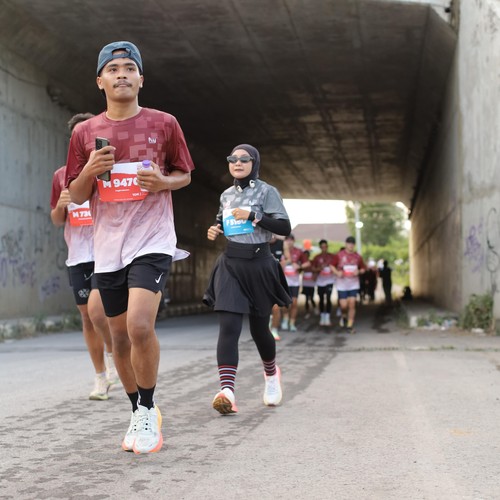 Race photo from KEDIRI HALF MARATHON 2026