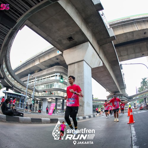 Race photo from SMARTFREN RUN 2026