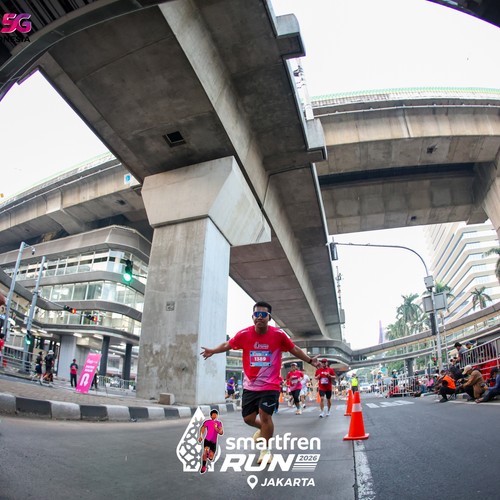 Race photo from SMARTFREN RUN 2026