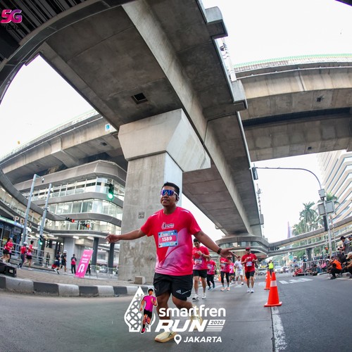 Race photo from SMARTFREN RUN 2026