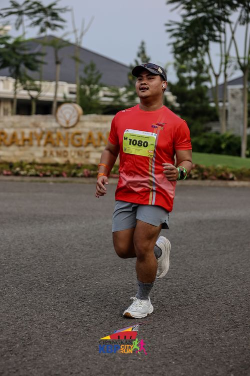 Race photo from CISANGKAN KBP CITY RUN 2025
