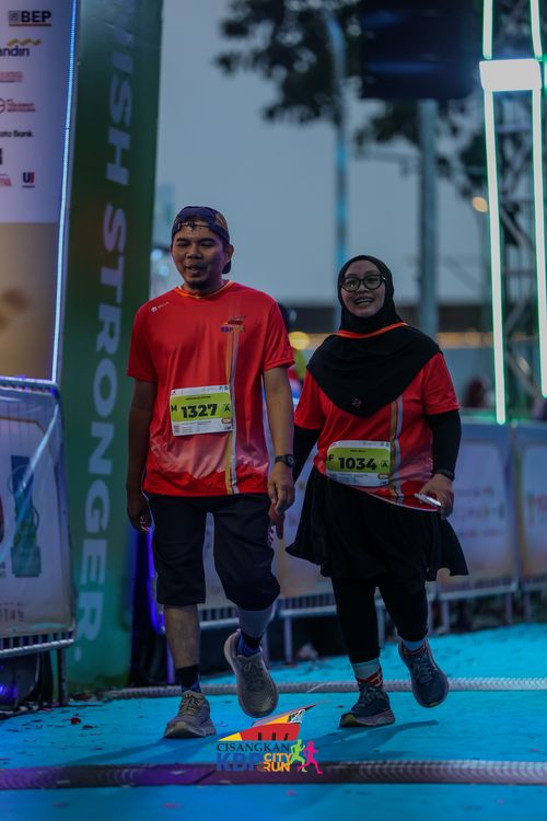 Race photo from CISANGKAN KBP CITY RUN 2025