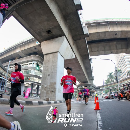 Race photo from SMARTFREN RUN 2026