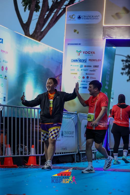 Race photo from CISANGKAN KBP CITY RUN 2025