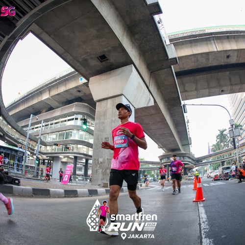 Race photo from SMARTFREN RUN 2026