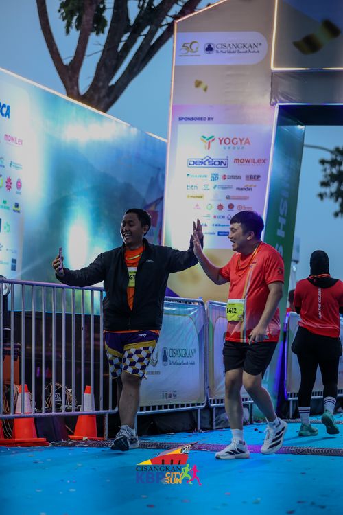 Race photo from CISANGKAN KBP CITY RUN 2025