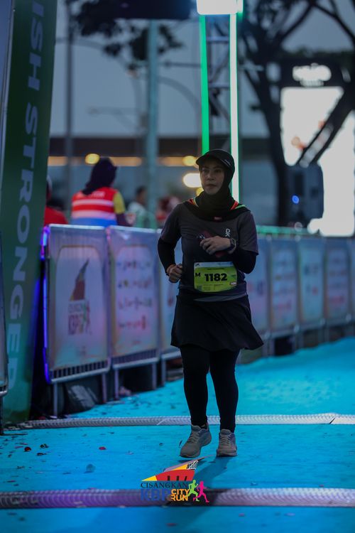 Race photo from CISANGKAN KBP CITY RUN 2025