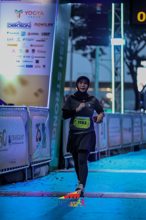 Race photo from CISANGKAN KBP CITY RUN 2025