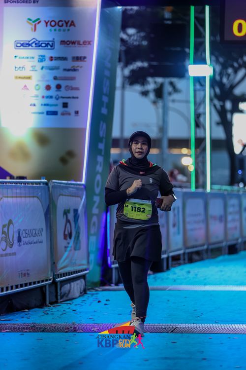 Race photo from CISANGKAN KBP CITY RUN 2025