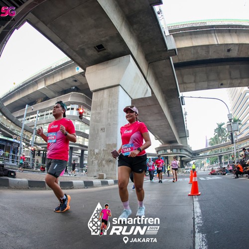 Race photo from SMARTFREN RUN 2026