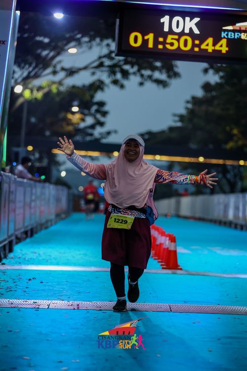Race photo from CISANGKAN KBP CITY RUN 2025