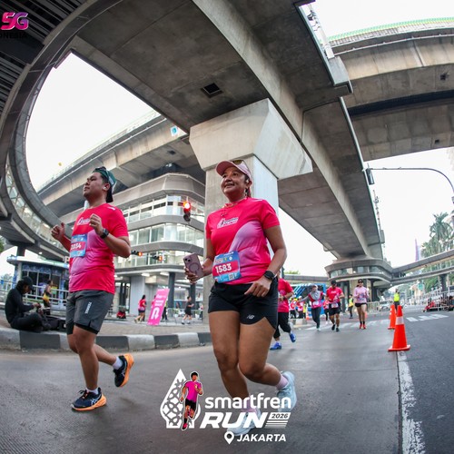 Race photo from SMARTFREN RUN 2026