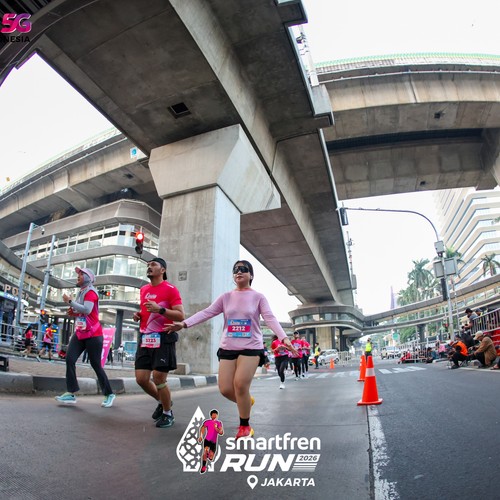 Race photo from SMARTFREN RUN 2026