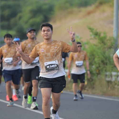 Race photo from KEDIRI HALF MARATHON 2026