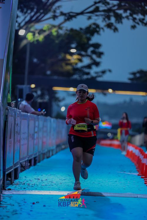 Race photo from CISANGKAN KBP CITY RUN 2025