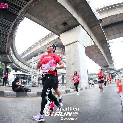 Race photo from SMARTFREN RUN 2026
