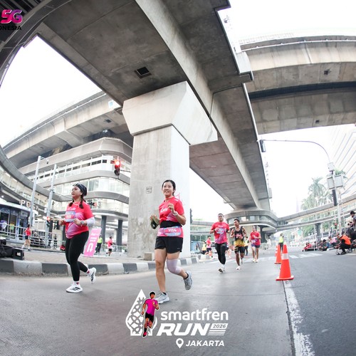 Race photo from SMARTFREN RUN 2026