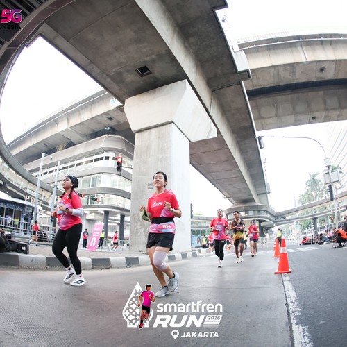 Race photo from SMARTFREN RUN 2026