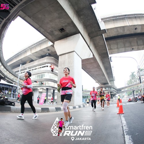 Race photo from SMARTFREN RUN 2026