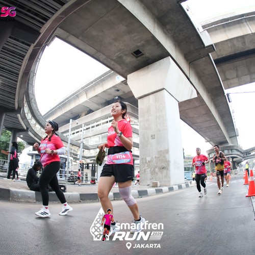 Race photo from SMARTFREN RUN 2026
