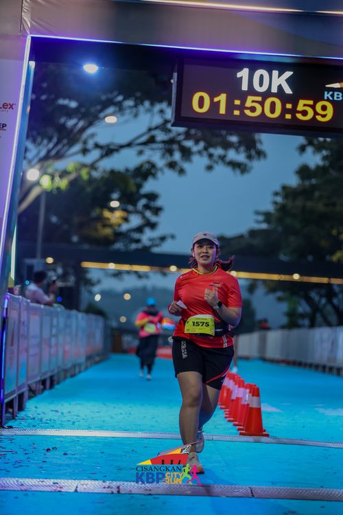 Race photo from CISANGKAN KBP CITY RUN 2025