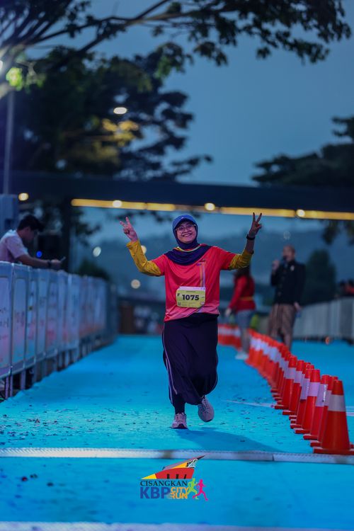 Race photo from CISANGKAN KBP CITY RUN 2025