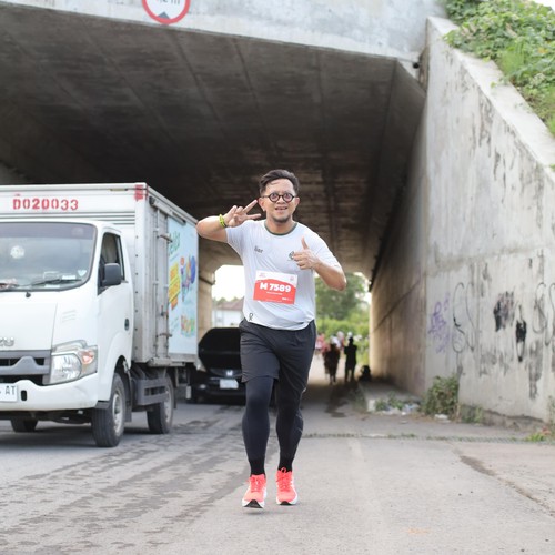 Race photo from KEDIRI HALF MARATHON 2026