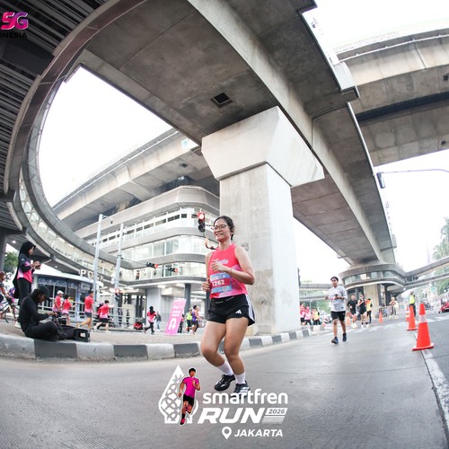 Race photo from SMARTFREN RUN 2026