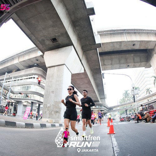 Race photo from SMARTFREN RUN 2026