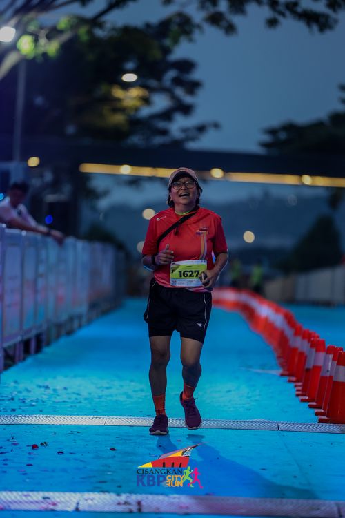 Race photo from CISANGKAN KBP CITY RUN 2025