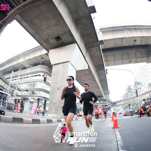 Race photo from SMARTFREN RUN 2026