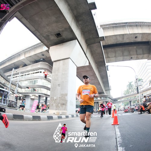Race photo from SMARTFREN RUN 2026