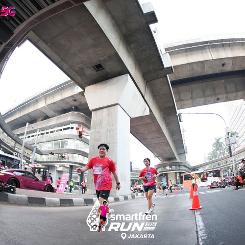 Race photo from SMARTFREN RUN 2026