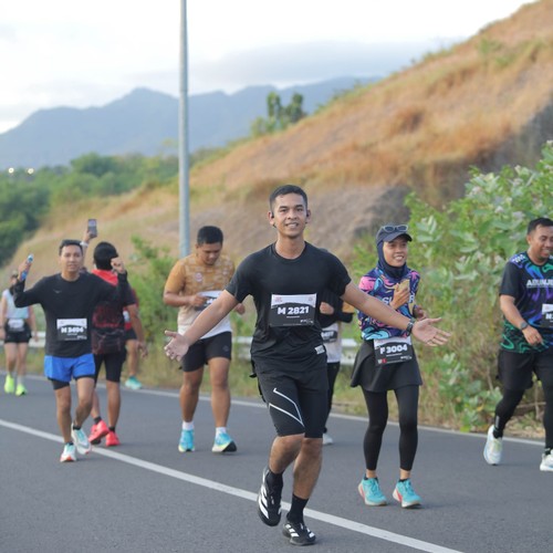 Race photo from KEDIRI HALF MARATHON 2026