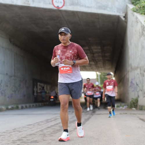 Race photo from KEDIRI HALF MARATHON 2026