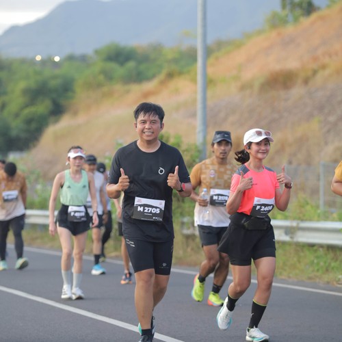 Race photo from KEDIRI HALF MARATHON 2026