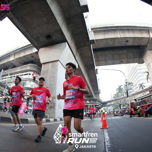 Race photo from SMARTFREN RUN 2026