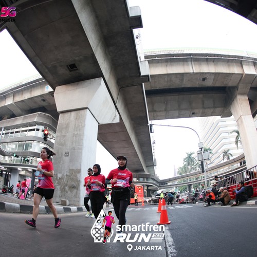 Race photo from SMARTFREN RUN 2026