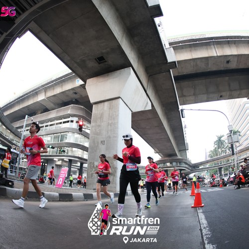 Race photo from SMARTFREN RUN 2026