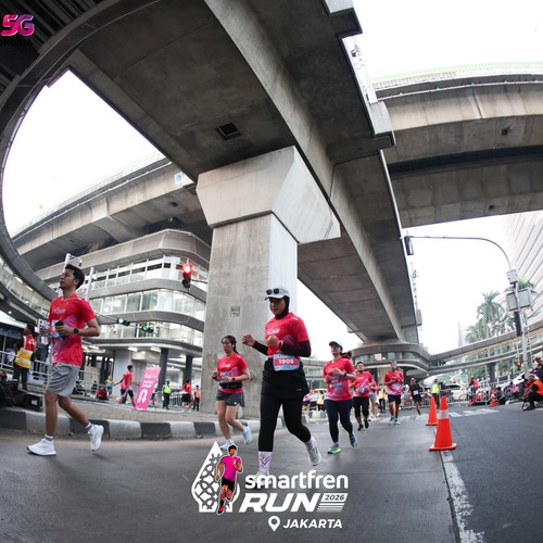 Race photo from SMARTFREN RUN 2026