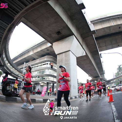 Race photo from SMARTFREN RUN 2026