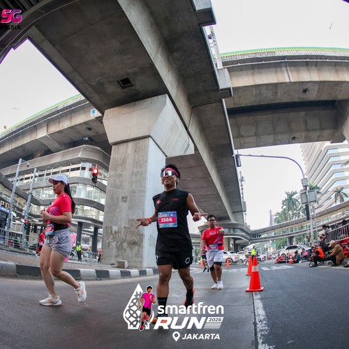 Race photo from SMARTFREN RUN 2026