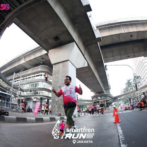 Race photo from SMARTFREN RUN 2026
