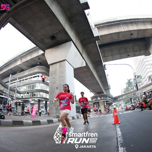 Race photo from SMARTFREN RUN 2026