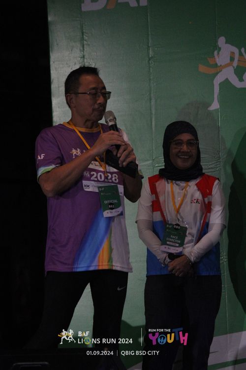 Race photo from BAF LIONS RUN 2024