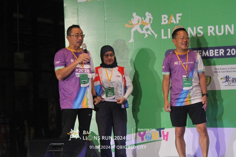 Race photo from BAF LIONS RUN 2024
