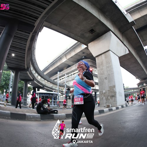 Race photo from SMARTFREN RUN 2026