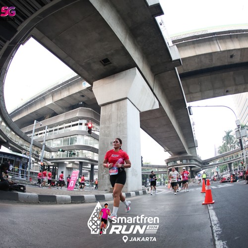 Race photo from SMARTFREN RUN 2026